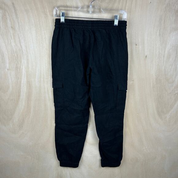 Banana Republic Black Linen Blend Parachute Pants – Size XS - Picture 2 of 5